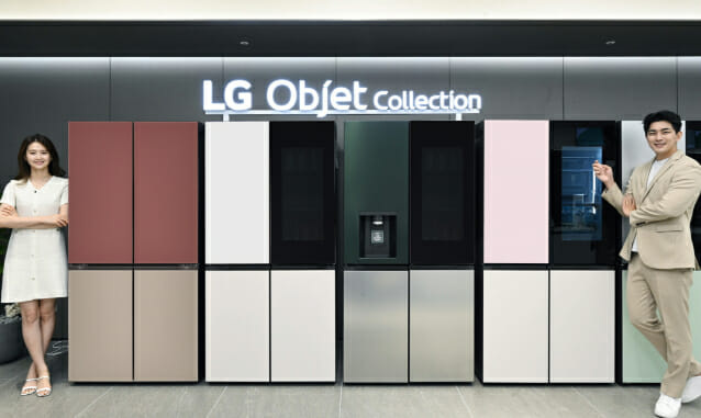 LG, 오브제컬렉션 '상냉장 하냉동' 냉장고 출시