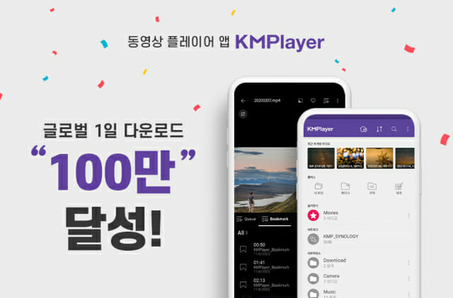 판도라티비, ‘KMPlayer’ 앱 100만 다운로드 달성