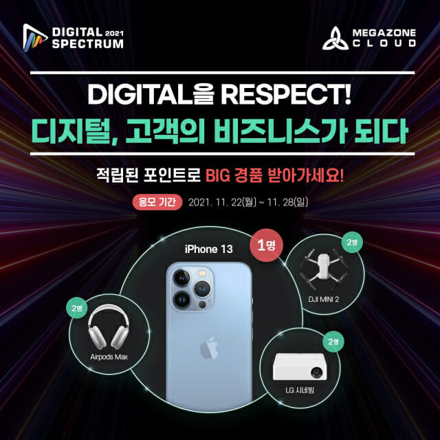 메가존클라우드, 온라인 세미나 ‘디지털스펙트럼 2021’ 개최