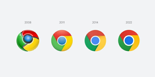 구글 크롬, 로고 디자인 변경 - 지디넷코리아