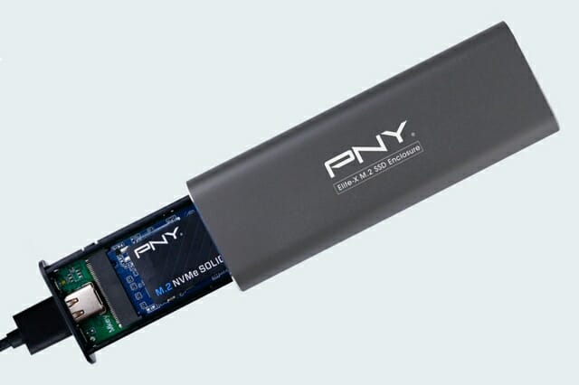 한미마이크로닉스, PNY M.2 SSD 외장 케이스 출시