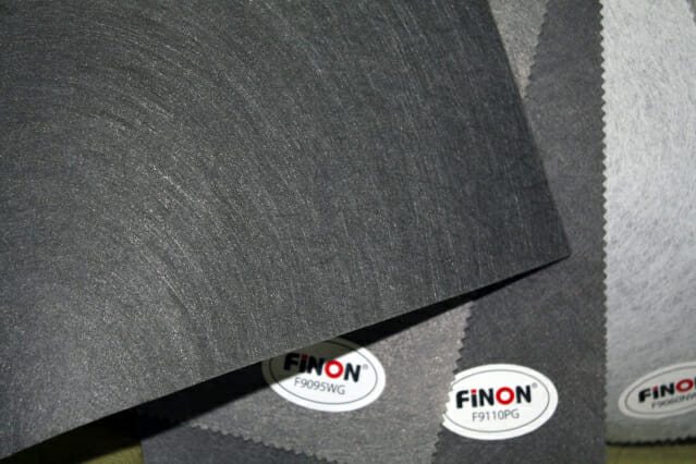 코오롱인더스트리 PET 스펀본드(SPB) 브랜드 'FINON' 제품 샘플. (사진=코오롱인더스트리)