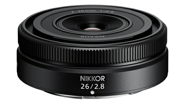 니콘이미징코리아, '니코르 Z 26mm f/2.8' 렌즈 예판