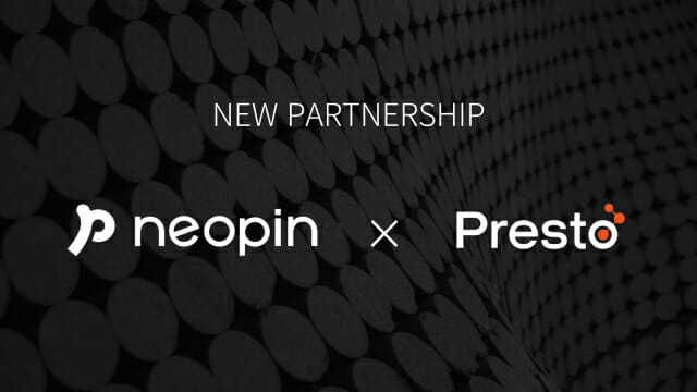 네오핀, 아시아 퀀트 트레이딩 기업 프레스토 랩스와 파트너십 체결