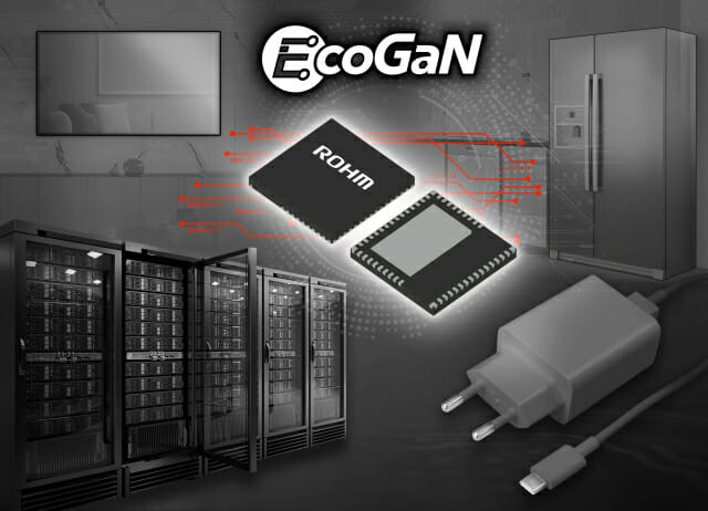 로옴, 기기 소형화 위한 신규 'EcoGaN' 파워 스테이지 IC 출시