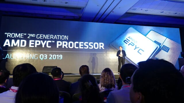 AMD는 2019년 3분기 출시한 2세대 에픽 프로세서(로마)를 우선 패치했다. (사진=지디넷코리아)