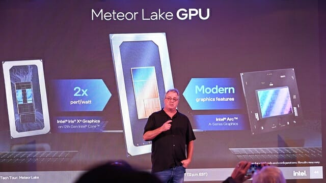 인텔 메테오레이크, GPU 대폭 성능 향상...보급형 GPU 위협