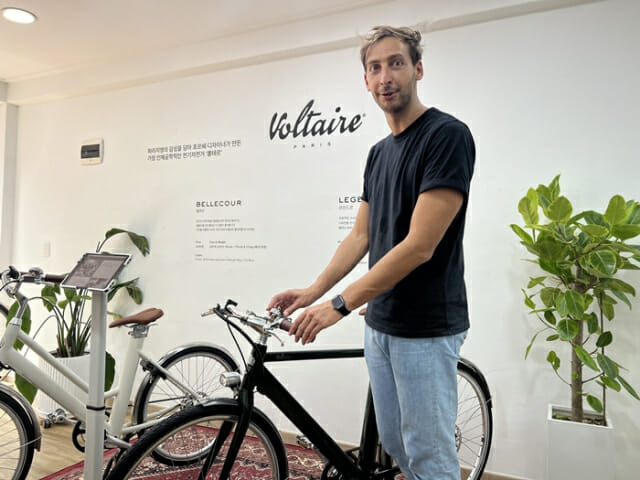 스윙, 프랑스 프리미엄 전기 자전거 '볼테르' 출시