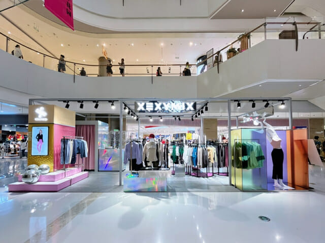 젝시믹스, 상하이 허셩후이 쇼핑센터 팝업 매장 열어