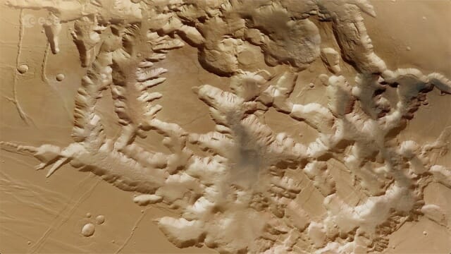 [영상] 신비로운 화성 계곡, 위에서 내려다 본다면? [여기는 화성]