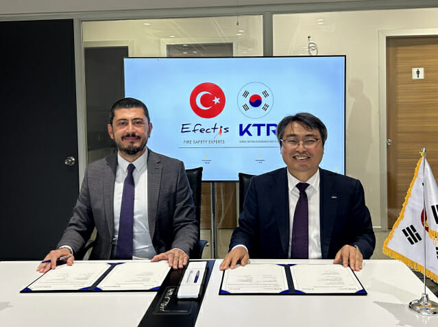 KTR, 건축자재 유럽 수출길 넓힌다…튀르키예 이펙티스와 협약