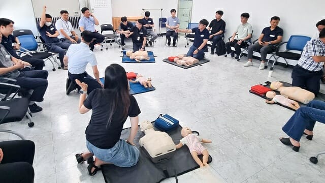 캐논코리아, 전국 사업장·파트너사 임직원 대상 CPR 교육 시행