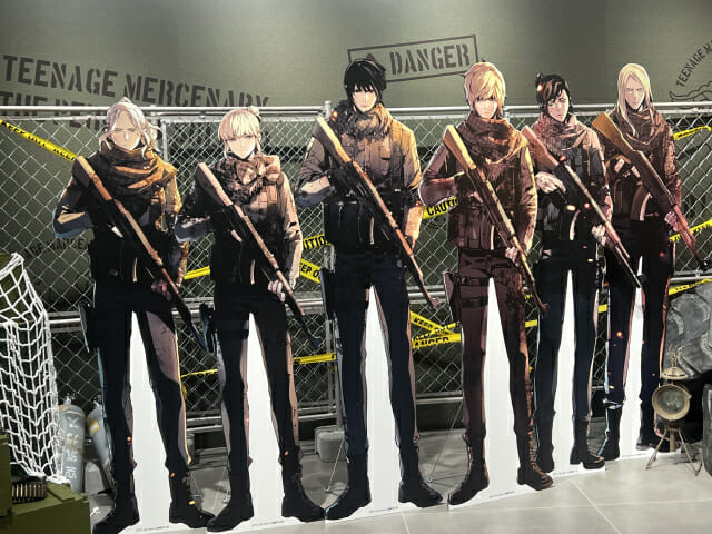 라인 프렌즈 스퀘어 시부야에서 열린 네이버웹툰 입학용병 팝업스토어 (사진=지디넷코리아)