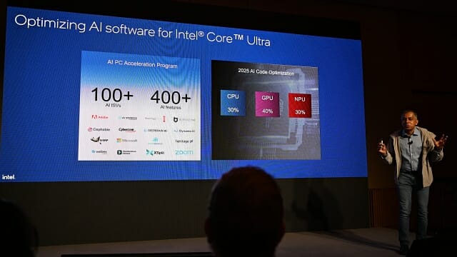 인텔은 주요 ISV와 400개 이상의 AI 관련 기능을 구현했다. (사진=지디넷코리아)