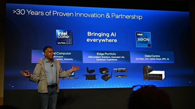 인텔은 레노버와 30년간 협력관계를 강조했다. (사진=지디넷코리아)