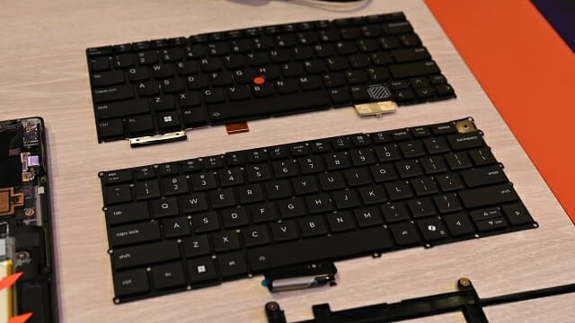 재활용 플라스틱으로 만든 키보드 키캡. (사진=지디넷코리아)