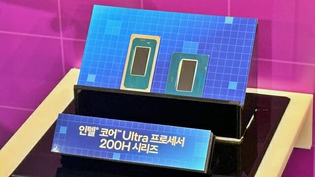 인텔 코어 울트라 200H(왼쪽) / 200HX(오른쪽) 프로세서. (사진=지디넷코리아)