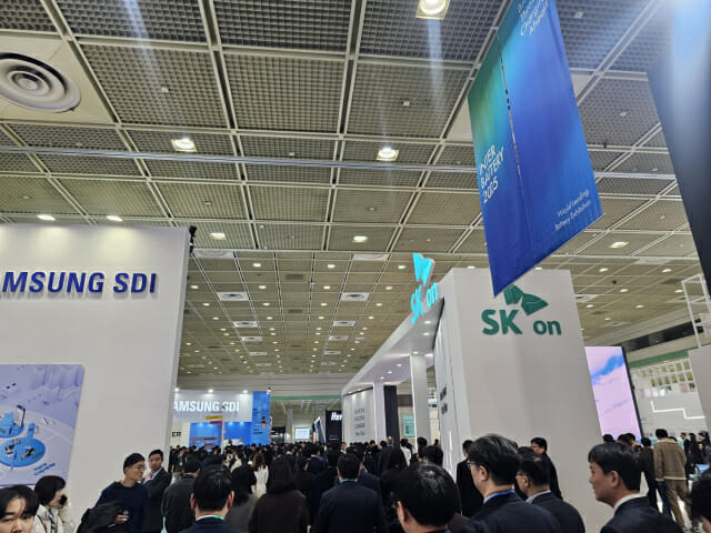 인터배터리 전시장 전경 (사진=지디넷코리아)