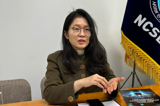 이화영 사이버안보연구소 부소장이 지난주 지디넷코리아와 인터뷰하고 있다.(사진=유혜진 기자)