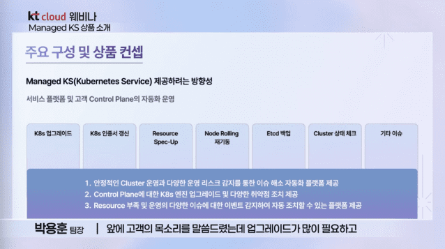 KT클라우드 매니지드 KS 콘셉트 (사진=KT클라우드 웨비나 캡처)