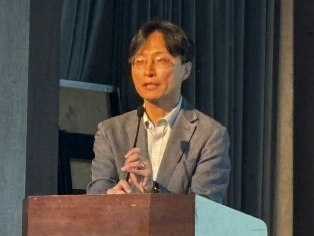 강대현 개인정보보호위원회 조사총괄과장이 21일 서울 중구 은행회관에서 열린 ‘개인정보 정책 포럼’에서 발언하고 있다.(사진=유혜진 기자)