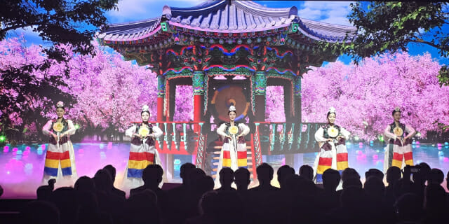 퀀텀코리아 개막식 공연 모습.