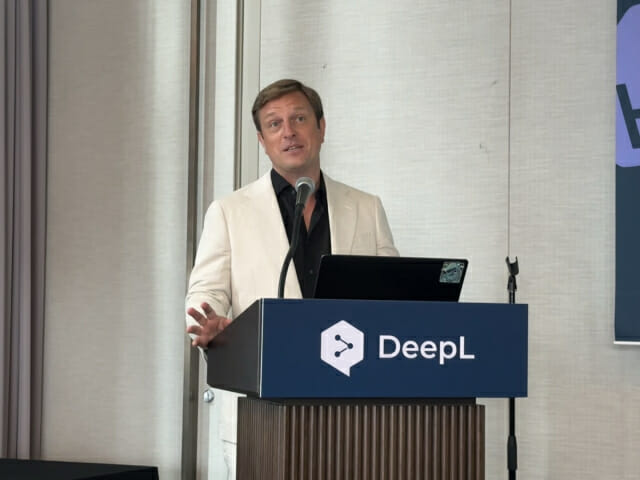 엔더라인 CTO는 실시간 음성 번역 솔루션 '딥엘 보이스'의 기능 고도화와 '줌' 연동 계획을 발표했다.