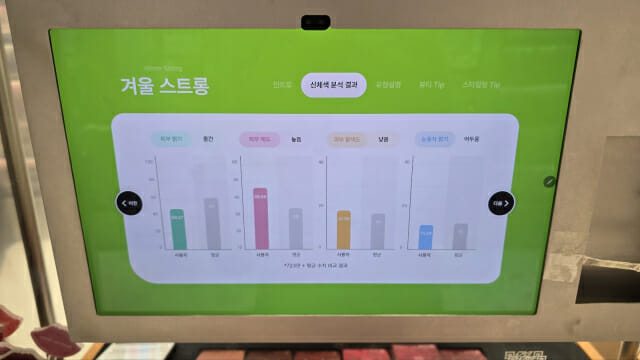 올리브영 퍼스널컬러 진단 결과표.