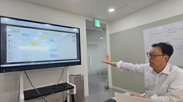 엔코아 김범 전략사업본부장(사진=남혁우 기자)