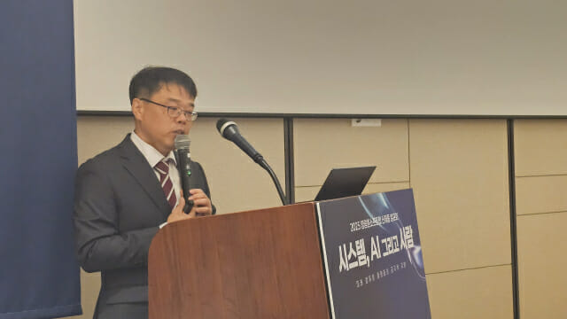 영림원소프트랩  정한중 대외협력실 실장(사진=남혁우 기자)