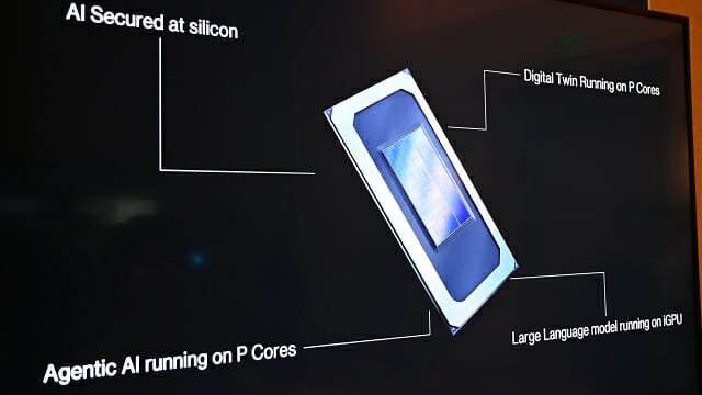 팬서레이크는 CPU와 고성능 Xe3 GPU, NPU 5를 통합했다. (사진=지디넷코리아)