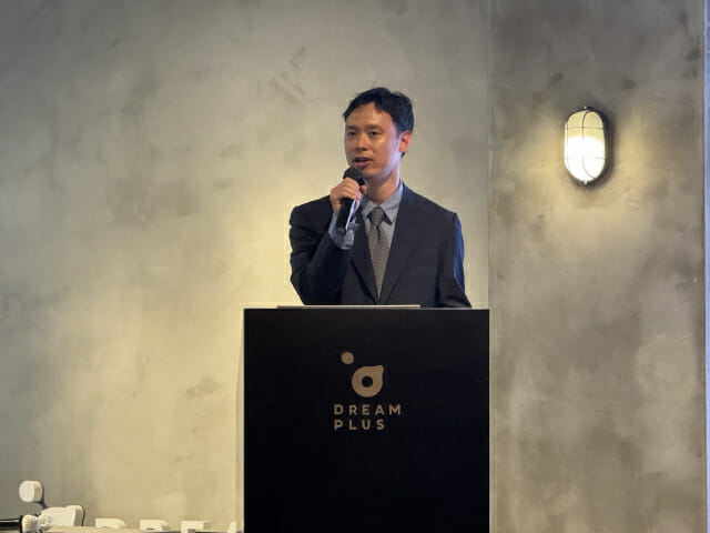 발표 중인 임동민 인디이콘 마켓리서치 대표.
