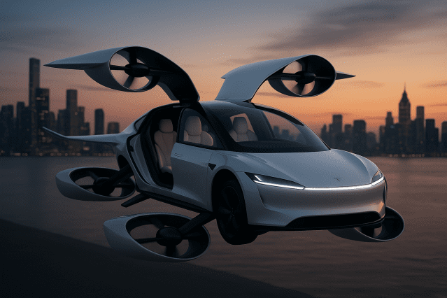 머스크 "연내 하늘 나는 자동차 공개할 수도"