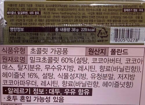 폴란드산 페레로 로쉐