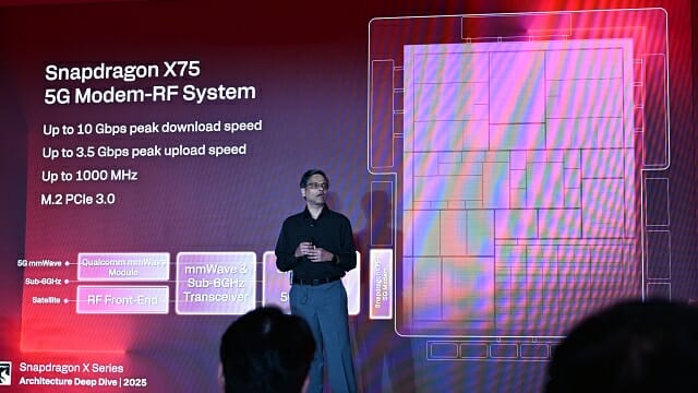 스냅드래곤 X75 5G 모뎀-RF 시스템이 탑재된다. (사진=지디넷코리아)