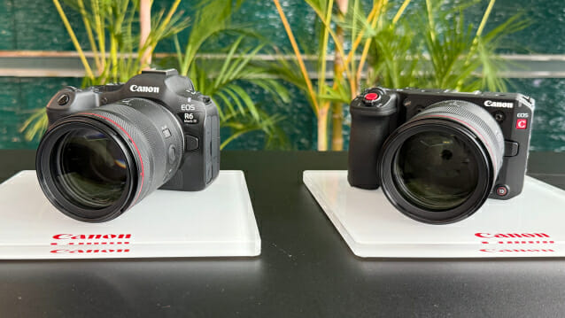 EOS R6 마크Ⅲ(왼쪽)/ EOS C50(오른쪽). (사진=지디넷코리아)