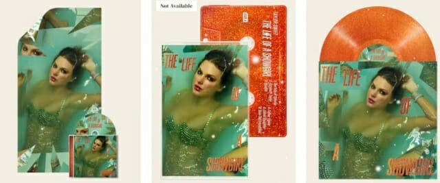 테일러 스위프트의 최신 앨범 '더 라이프 오브 어 쇼걸(The Life of a Showgirl)'은 CD, LP, 카세트테이프 등 다양한 버전으로 출시됐다. (사진=테일러스위프트)