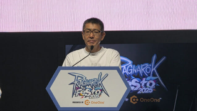 요시노리 키타무라 그라비티 COO가 '라그나로크 페스타 2025'의 개막을 알렸다.
