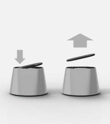 이지핑거 제품의 캡을 들어 올리는 예시. (사진=옥타코)