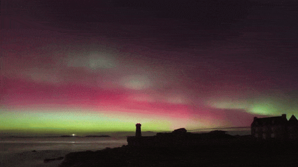 [영상] 강력 지자기 폭풍에…중위도까지 오로라 번졌다