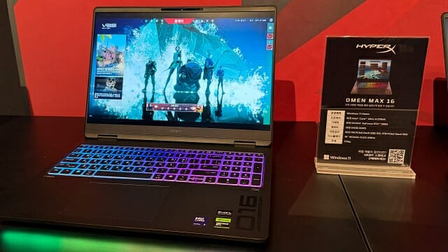 하이퍼엑스 오멘 맥스 16. (사진=지디넷코리아)