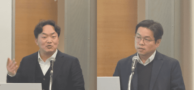 발제를 맡은 정연제 서울과기대 교수(왼쪽), 이상준 서울과기대 교수 (사진=지디넷코리아)