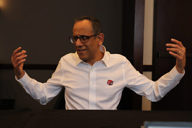 수칫 제인 부사장은 한국 제조업이 우수한 AI 활용 수준을 갖췄다고 평가했다.