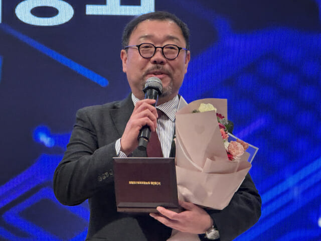 문성준 KISIA 전 감사가 감사직을 내려놓으며 그간의 소감을 밝히고 있다.