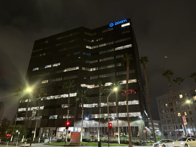 미국 캘리포니아주 산호세에 위치한 줌 본사 전경.