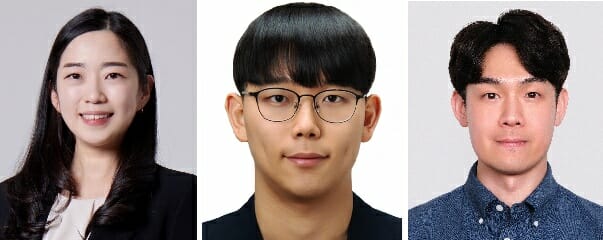 POSTECT 이안나 교수와 이정락 박사후연구원, KIMM 강홍재 선임연구원.(사진=KIMM)