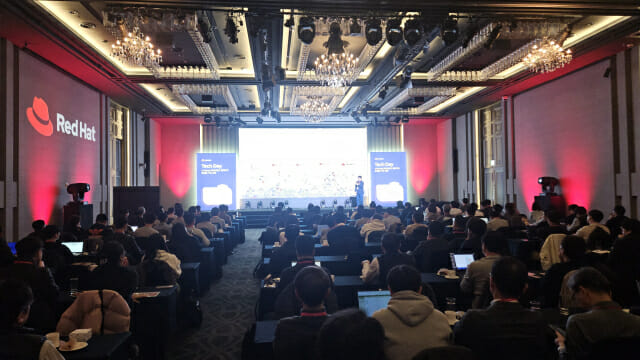 레드햇 테크데이 행사 현장 (사진=지디넷코리아)