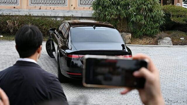 18일 오후 6시를 전후해 이재용 삼성전자 회장이 먼저 도착했다. (사진=지디넷코리아)