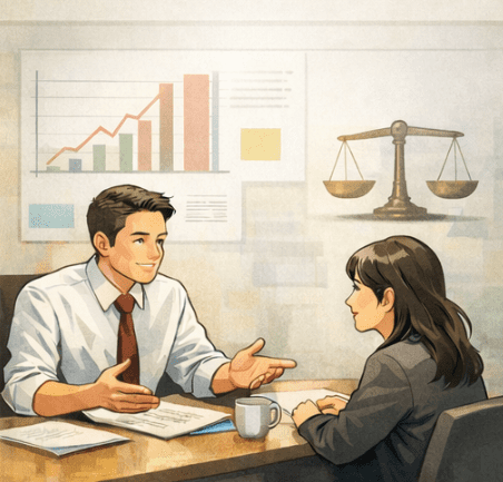 대대수 구성원들은 내가 회사에 기여한 만큼 제대로 인정 받고 있는가를 고민하고 따져본다. (생성=챗GPT)