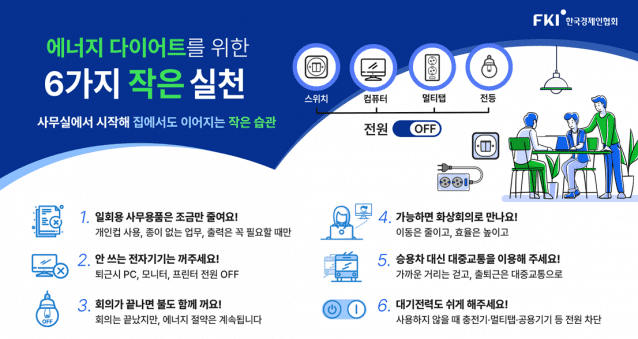 에너지 절약 캠페인 안내 (사진=한경협)